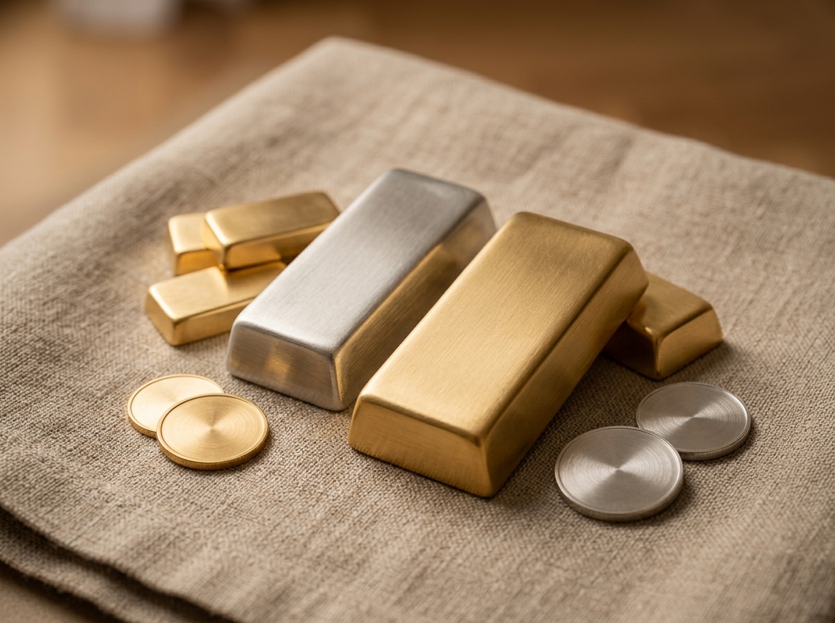 Physische Gold- und Silberbarren – Edelmetallberatung und Edelmetall-Sparplan bei IMMOMETALL